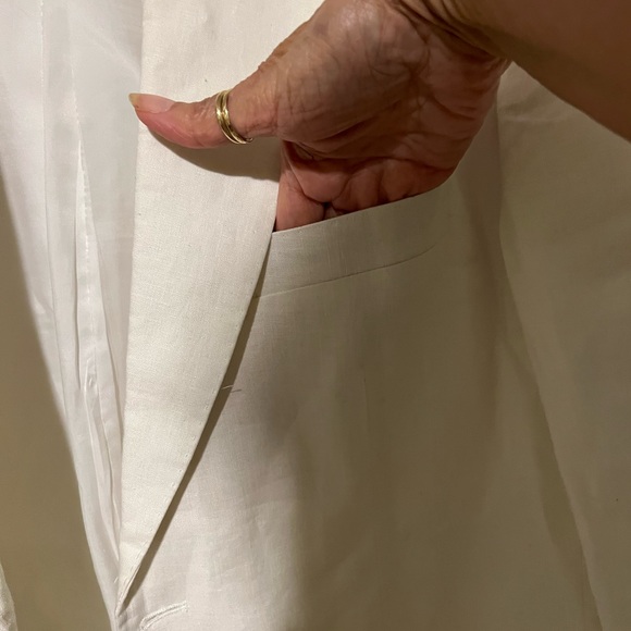 Must bundle! NWOT men linen Jacket, 25 inch arms length, size 44L - Picture 4 of 9